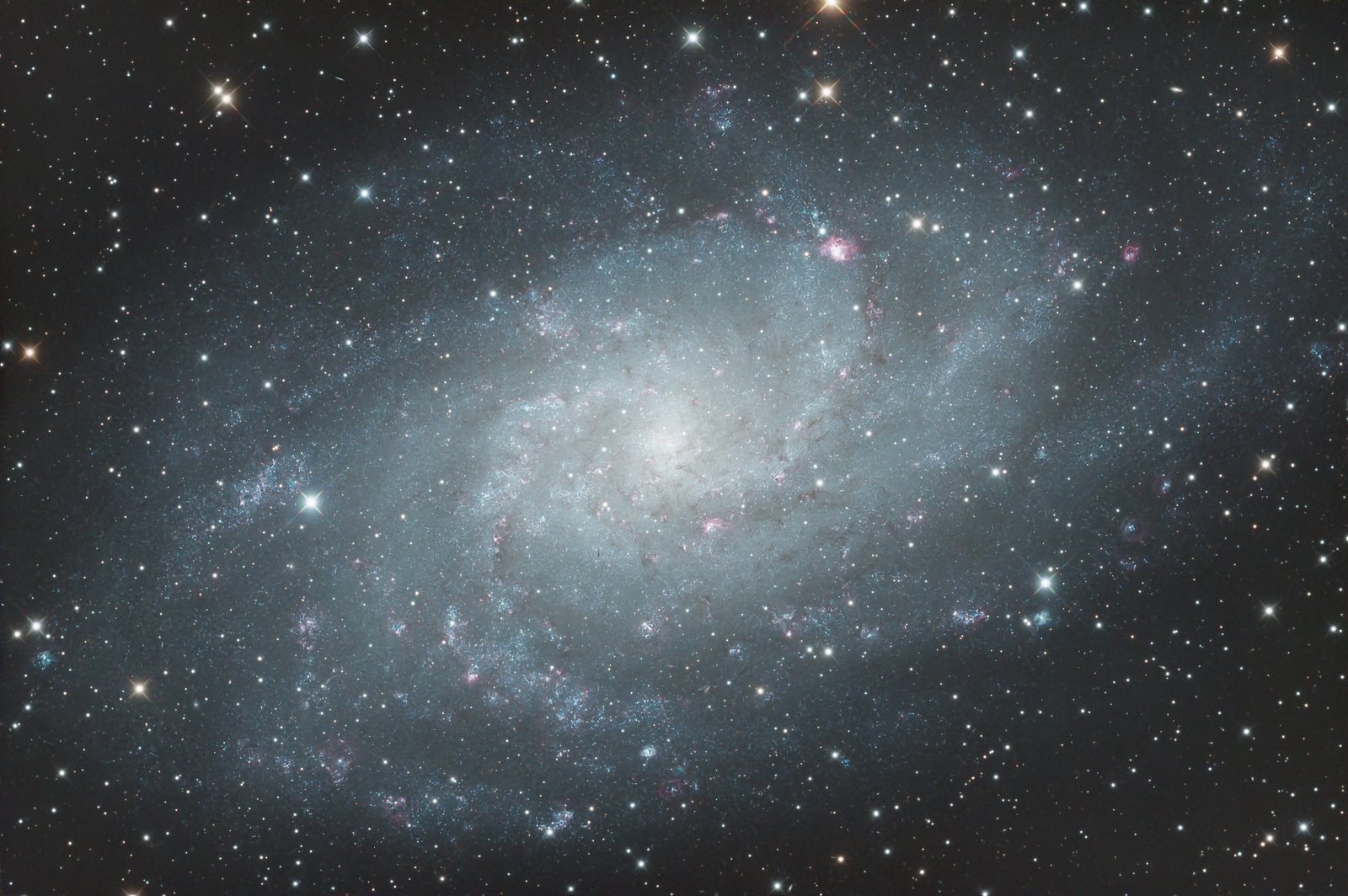 Galassia del Triangolo M33 ripresa dall'Osservatorio della Val Bratica